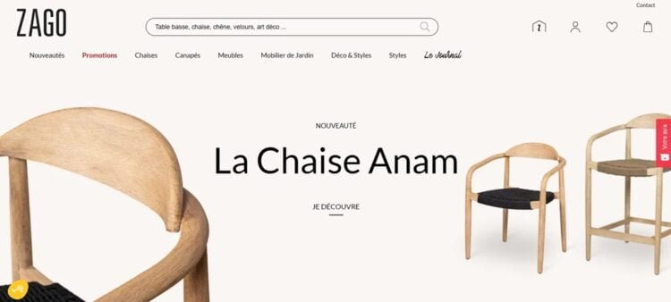 Zago Store - Homepage