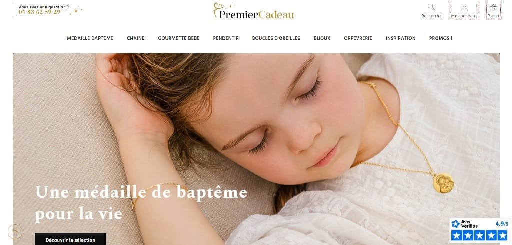 PremierCadeau : boutique en ligne française spécialisée dans les cadeaux pour bébés et jeunes enfants