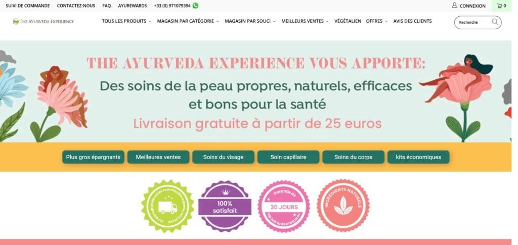 The Ayurveda Experience : plateforme dédiée à la beauté et au bien-être, s'inspirant de l'Ayurveda