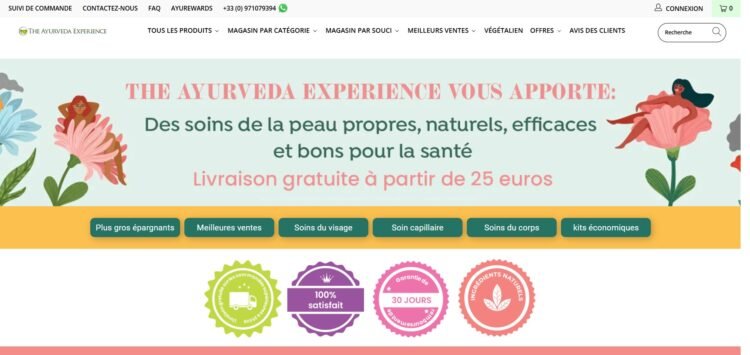 The Ayurveda Experience : plateforme dédiée à la beauté et au bien-être, s'inspirant de l'Ayurveda