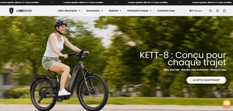 LANKELEISI : vélos électriques pliants et VTT électriques pour la ville comme le tout-terrain