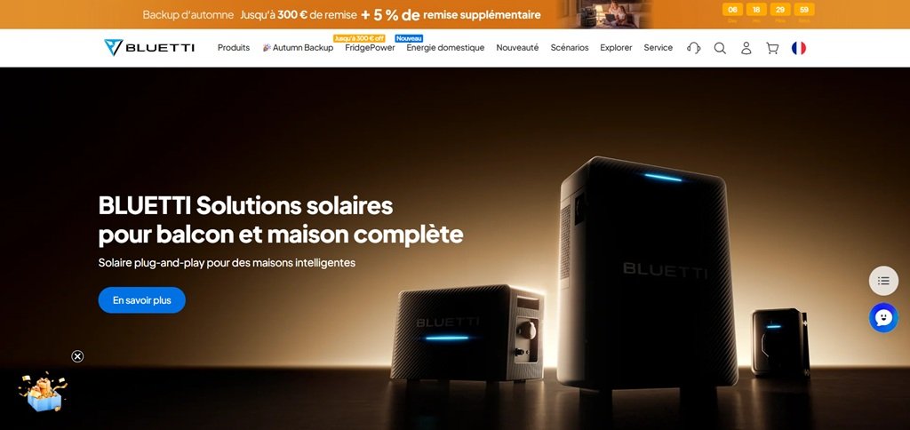 BLUETTI - Stations électriques et stockage solaire