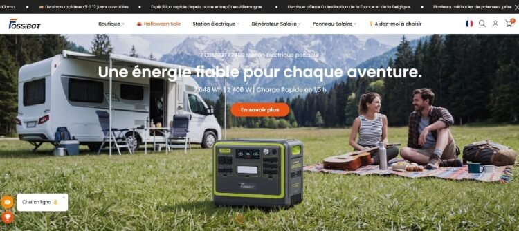 FOSSiBOT - Stations électriques portables, panneaux solaires et stockage de balcon
