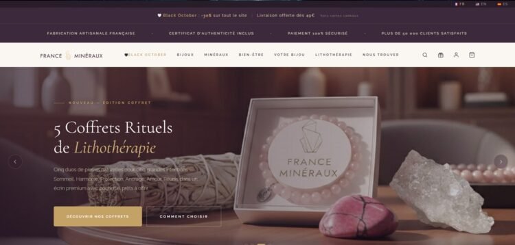 France Minéraux – Bijoux en pierres naturelles, pierres roulées et minéraux de collection