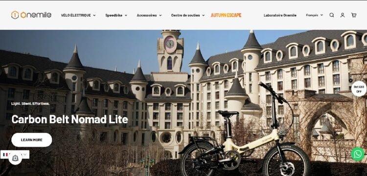Onemile – Vélos électriques pliants et speedbikes